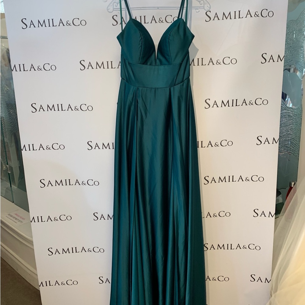 Teal Evening Gown